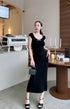 Broad Neck Body Fit Dress